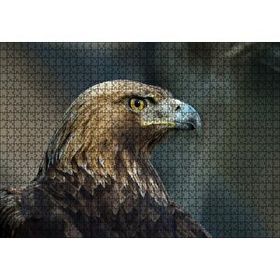 Cakapuzzle Keskin Bakışlı Kartal Yakın Profil 120 Parça Ahşap Puzzle