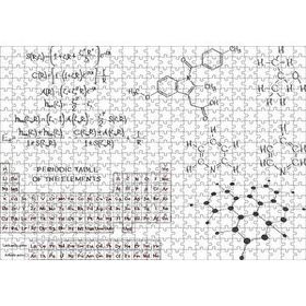 Cakapuzzle Kimya Denklemleri ve Perodik Tablo Mdf 500 Parça Puzzle