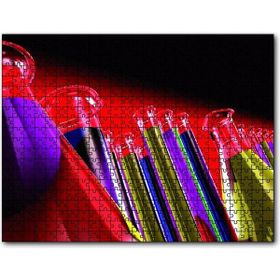 Cakapuzzle Kimya Şişeleri 500 Parça Puzzle