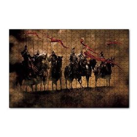 Cakapuzzle King Arthur Atlılar 120 Parça Ahşap Puzzle