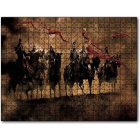 Cakapuzzle King Arthur Atlılar Mdf 120 Parça Puzzle