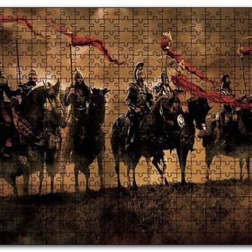 Cakapuzzle King Arthur Atlılar Mdf 255 Parça Puzzle