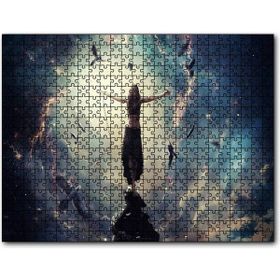 Cakapuzzle Kır Zincirlerini Kız ve Güneş Işınları 255 Parça Puzzle
