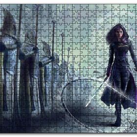 Cakapuzzle Kırbaçlı Prenses ve Zırhlı Savaşçılar Mdf 1000 Parça Puzzle
