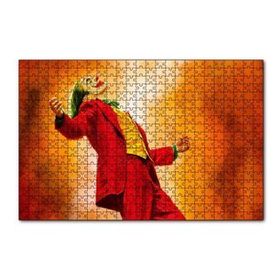 Cakapuzzle Kırmız Joker Yağlı Boya Çizim Görseli 120 Parça Ahşap Puzzle