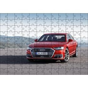 Cakapuzzle Kırmızı Audi Ön Görünüş 120 Parça Ahşap Puzzle
