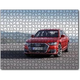 Cakapuzzle Kırmızı Audi Ön Görünüş 500 Parça Ahşap Puzzle