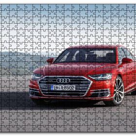 Cakapuzzle Kırmızı Audi Ön Görünüş Mdf 1000 Parça Puzzle