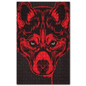 Cakapuzzle Kırmızı Başlıklı Kurt Figürü Görseli Ahşap 255 Parça Puzzle