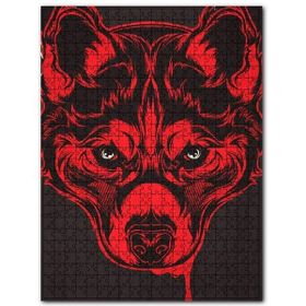 Cakapuzzle Kırmızı Başlıklı Kurt Figürü Görseli Ahşap 255 Parça Puzzle