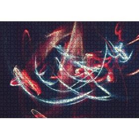 Cakapuzzle Kırmızı Beyaz Işıkların Dansı Mdf 1000 Parça Puzzle