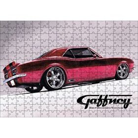 Cakapuzzle Kırmızı Camaro Kuruboya 120 Parça Ahşap Puzzle