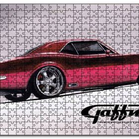 Cakapuzzle Kırmızı Camaro Kuruboya Mdf 1000 Parça Puzzle