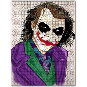 Cakapuzzle Kırmızı Dudaklı Joker Ahşap Zeminde Görseli Ahşap 255 Parça Puzzle