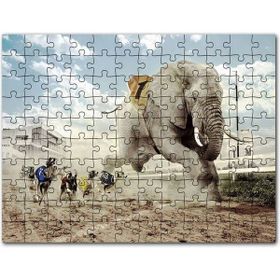 Cakapuzzle Kırmızı Ford Mustang 2010 500 Parça Ahşap Puzzle