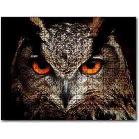 Cakapuzzle Kırmızı Gözlü Baykuş Yakın Çekim 1000 Parça Puzzle