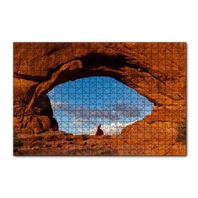 Cakapuzzle Kırmızı Kayalıklardaki Göz ve Kadın 120 Parça Ahşap Puzzle