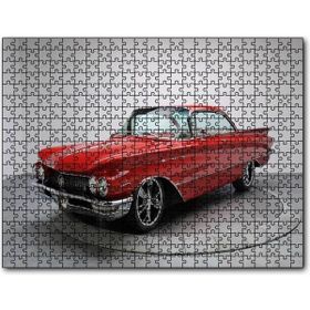 Cakapuzzle Kırmızı Kuyruklu Buick Klasik Mdf 500 Parça Puzzle
