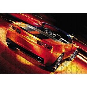 Cakapuzzle Kırmızı Spor Otomobil 120 Parça Ahşap Puzzle
