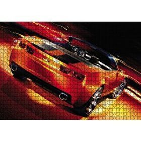 Cakapuzzle Kırmızı Spor Otomobil 120 Parça Ahşap Puzzle