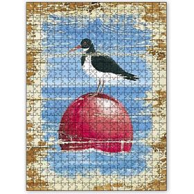 Cakapuzzle Kırmızı Top Üstünde Martı Ahşap 255 Parça Puzzle
