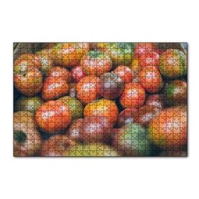 Cakapuzzle Kırmızı Yeşil Domatesler 120 Parça Ahşap Puzzle