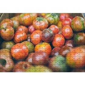Cakapuzzle Kırmızı Yeşil Domatesler 120 Parça Ahşap Puzzle