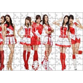 Cakapuzzle Kırmızılı Girls Generation Kızlar 120 Parça Ahşap Puzzle