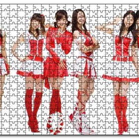 Cakapuzzle Kırmızılı Girls Generation Kızlar Mdf 500 Parça Puzzle