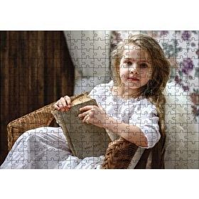 Cakapuzzle Kitap Okuyan Kız Çocuğu Ahşap 255 Parça Puzzle