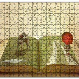 Cakapuzzle Kitaplarda Hayat Bulan Dünya Mdf 120 Parça Puzzle