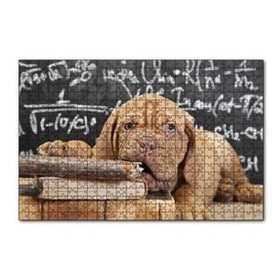 Cakapuzzle Kitapları Dişleyen Kahverengi Sharpy Yavrusu 120 Parça Ahşap Puzzle