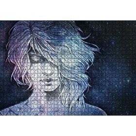 Cakapuzzle Kız Aynalar ve Galaksiler 120 Parça Ahşap Puzzle