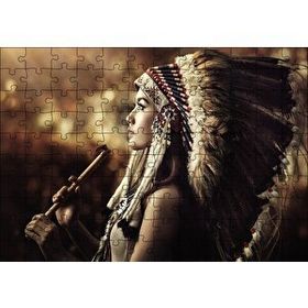 Cakapuzzle Kızıl Derili Kadın 120 Parça Puzzle