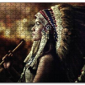 Cakapuzzle Kızıl Derili Kadın Ahşap 255 Parça Puzzle