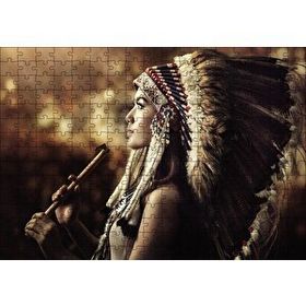 Cakapuzzle Kızıl Derili Kadın Ahşap 255 Parça Puzzle