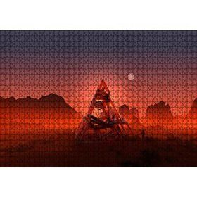 Cakapuzzle Kızıl Gezegen 3D Şekiller 255 Parça Puzzle