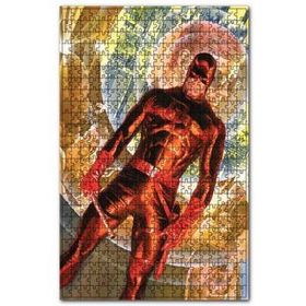 Cakapuzzle Kızıl Maske Daredevil Desenli Görsel 120 Parça Puzzle