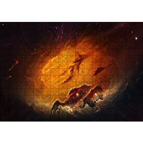 Cakapuzzle Kızıl Nebula ve Yıldızlar 255 Parça Puzzle