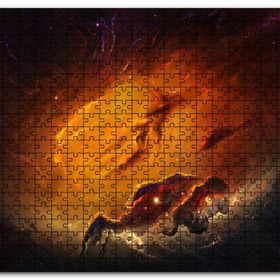 Cakapuzzle Kızıl Nebula ve Yıldızlar Mdf 500 Parça Puzzle