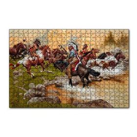 Cakapuzzle Kızılderili Vahşi Atlar 120 Parça Puzzle