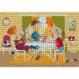 Cakapuzzle Kızlar Çay Keyfinde Mdf 1000 Parça Puzzle