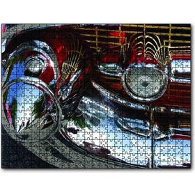 Cakapuzzle Klasik Araba Tampon Detay Görseli Mdf 120 Parça Puzzle