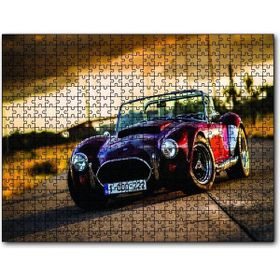 Cakapuzzle Klasik Bordo Otomobil 120 Parça Puzzle
