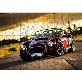 Cakapuzzle Klasik Bordo Otomobil 120 Parça Puzzle
