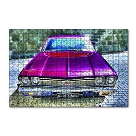 Cakapuzzle Klasik Chevrolet Chevelle Görseli 120 Parça Ahşap Puzzle