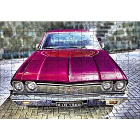 Cakapuzzle Klasik Chevrolet Chevelle Görseli 120 Parça Ahşap Puzzle