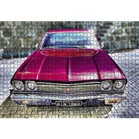 Cakapuzzle Klasik Chevrolet Chevelle Görseli Ahşap 1000 Parça Puzzle
