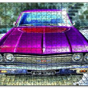 Cakapuzzle Klasik Chevrolet Chevelle Görseli Mdf 120 Parça Puzzle