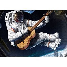 Cakapuzzle Klasik Gitar Çalan Astronot 120 Parça Puzzle